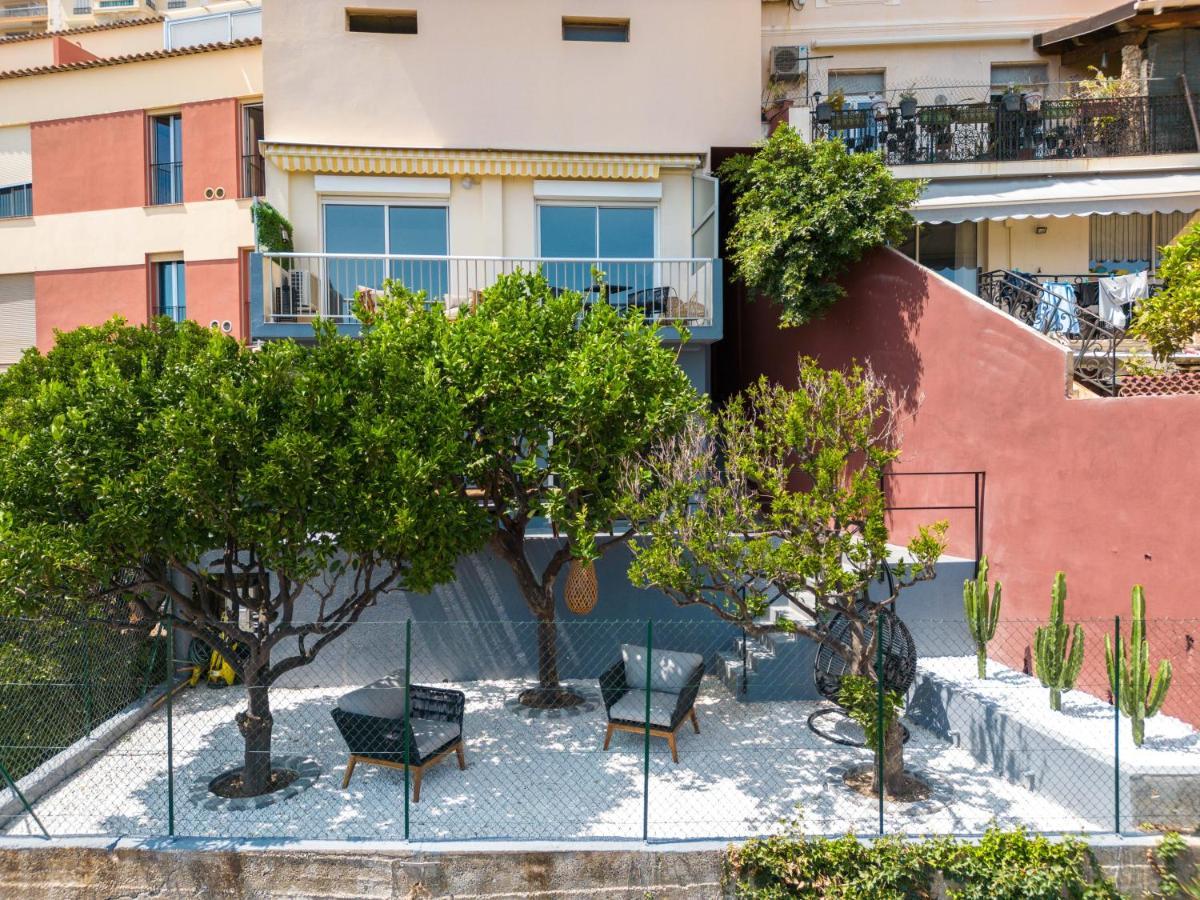 Saint-Antoine  Proche Monaco, Vue Mer, Acces Plage Et Jardin Privatif מראה חיצוני תמונה