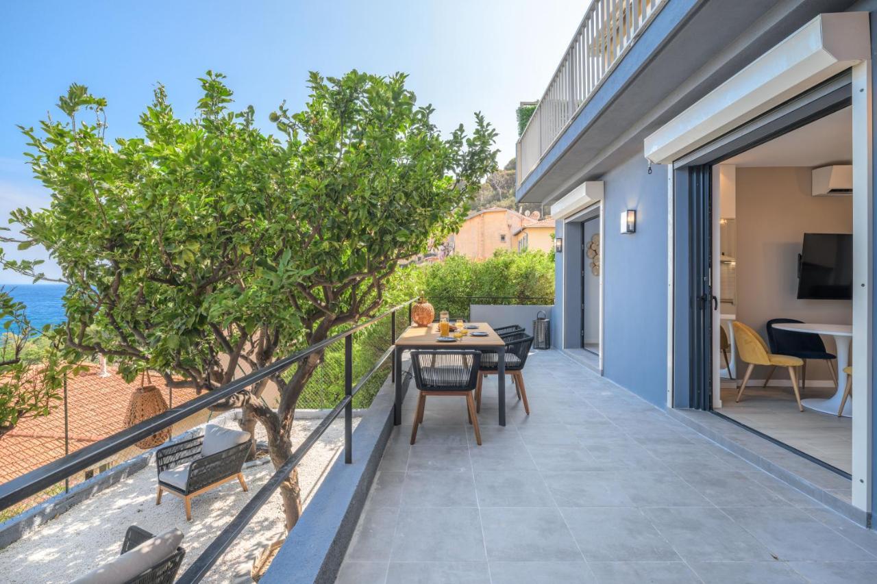 Saint-Antoine  Proche Monaco, Vue Mer, Acces Plage Et Jardin Privatif מראה חיצוני תמונה
