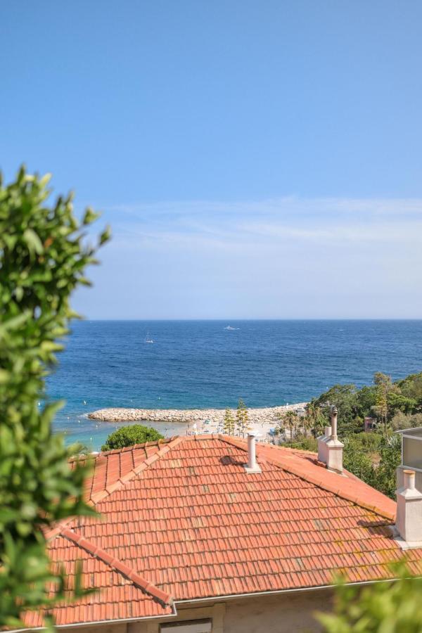 Saint-Antoine  Proche Monaco, Vue Mer, Acces Plage Et Jardin Privatif מראה חיצוני תמונה