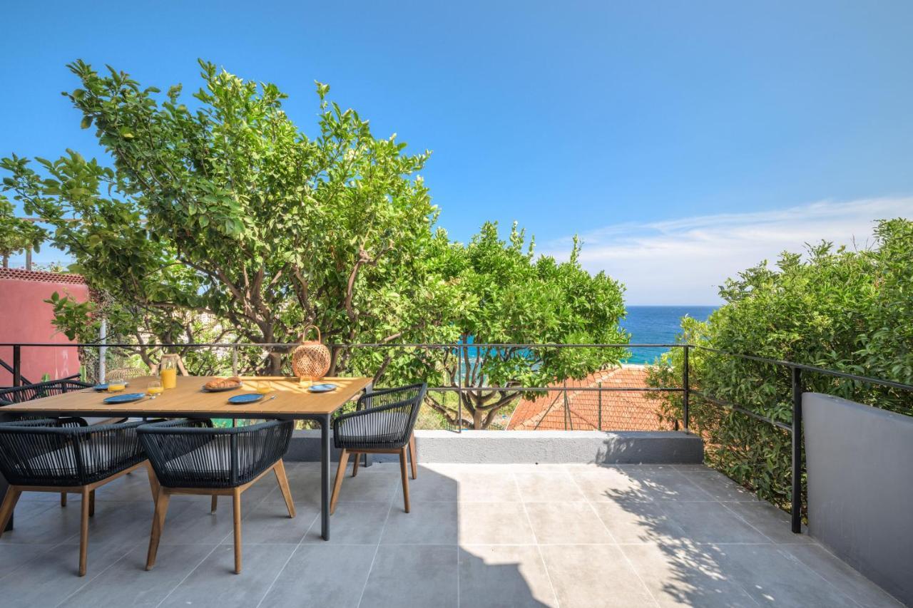 Saint-Antoine  Proche Monaco, Vue Mer, Acces Plage Et Jardin Privatif מראה חיצוני תמונה